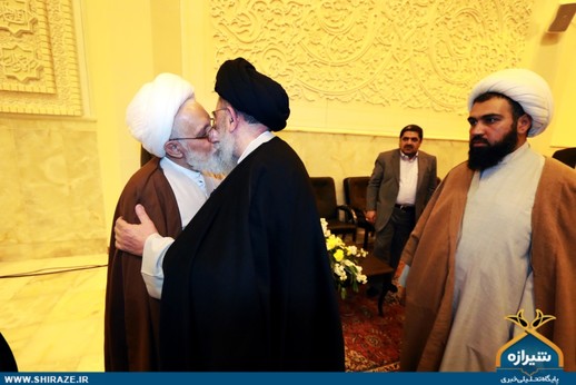 حضور آیت الله ایمانی و آیت الله دستغیب