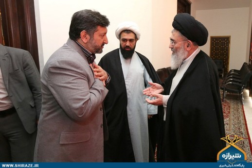 آیت الله دستغیب و سهرابی رئیس صداوسیمای فارس