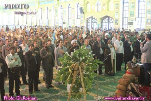 مراسم چهلمین روز شهادت شهید جاوید یوسفی در کوار