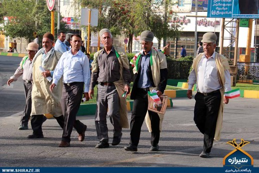 استقبال عشایر از رئیس جمهور