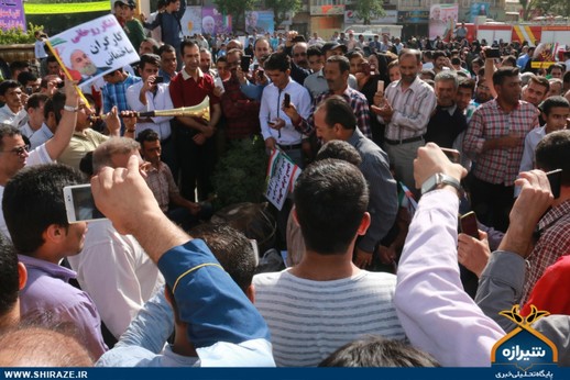 استقبال عشایر از رئیس جمهور