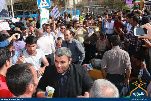 استقبال عشایر از رئیس جمهور