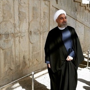 بازدید رئیس جمهور از تخت جمشید 