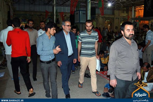 حضور دکتر قادری در مراسم اعتکاف