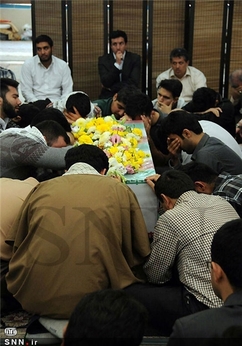 مهدی هاشمی در اعتکاف دانشگاه علوم تحقیقات