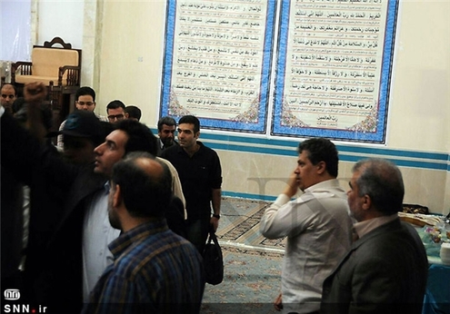 مهدی هاشمی در اعتکاف دانشگاه علوم تحقیقات