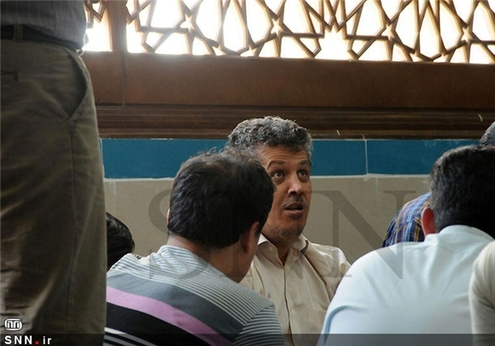 مهدی هاشمی در اعتکاف دانشگاه علوم تحقیقات