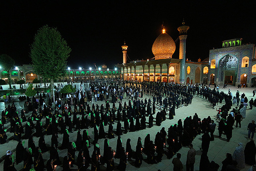 مراسم عزاداری شامگاه شهادت حضرت شاهچراغ (ع)