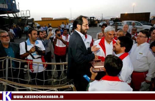 حضور نماینده کازرون در کشتی نجات یمن