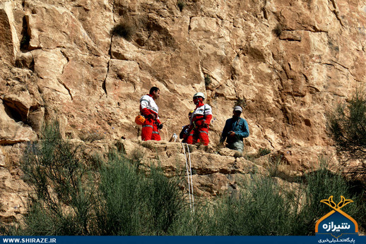 مانور امداد و نجات کوهستان در شیراز