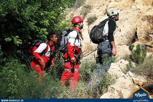 مانور امداد و نجات کوهستان در شیراز
