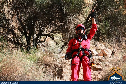 مانور امداد و نجات کوهستان در شیراز