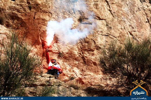 مانور امداد و نجات کوهستان در شیراز