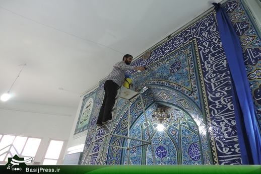 آیین غبار روبی مساجد کشور در آستانه ماه مبارک رمضان
