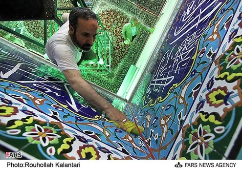 آیین غبار روبی مساجد کشور در آستانه ماه مبارک رمضان