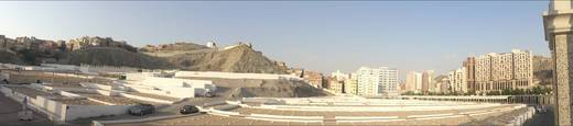 تصویری پانوراما از قبرستان ابوطالب