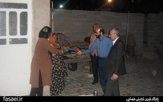 بازدید فرماندار شهرستان فسا از خانواده محرومین