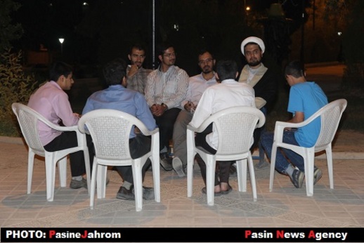 جهاد تبلیغی روحانیون جهرم در پارک‌ها