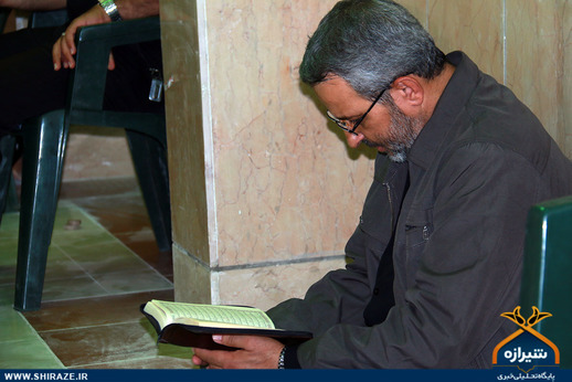 حضور سردار غیب پرور در مراسم  احیای شب قدر