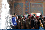 تشیع پیکر شهدای گمنام در شیراز