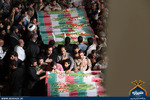 تشیع پیکر شهدای گمنام در شیراز