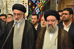 تشرف حجت الاسلام خاتمی به حرم مطهر سید علاءالدین حسین(ع)