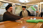 تشرف حجت الاسلام خاتمی به حرم مطهر سید علاءالدین حسین(ع)