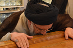 تشرف حجت الاسلام خاتمی به حرم مطهر سید علاءالدین حسین(ع)