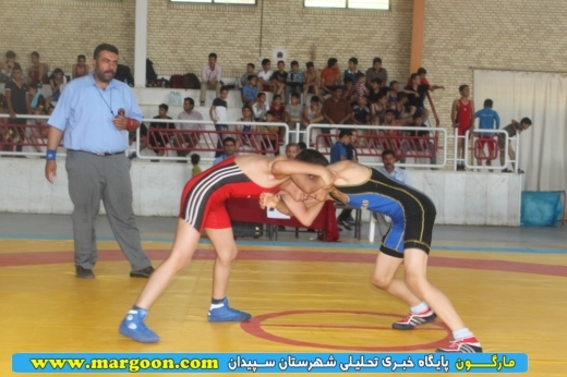 کشتی نونهالان قهرمانی فارس در سپیدان