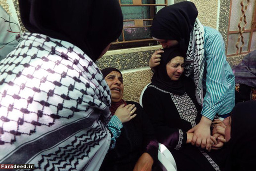 تشییع مادر نوزاد سوخته فلسطینی