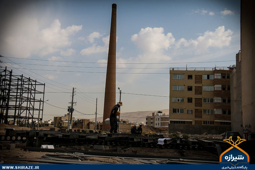 کوره آجرپزی در قلب شیراز
