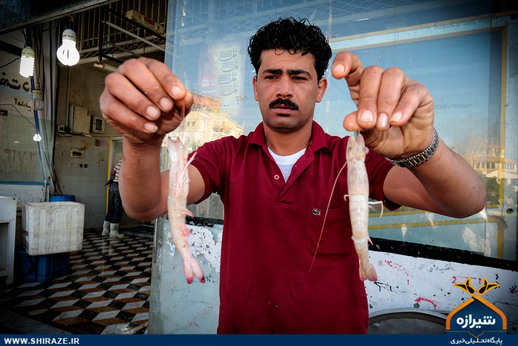بازار ماهی فروشان در شیراز
