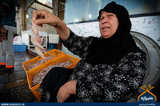 بازار ماهی فروشان در شیراز