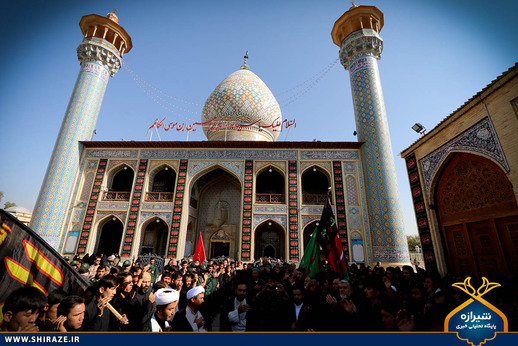 تشیع پیکر شهید مدافع حرم در شیراز