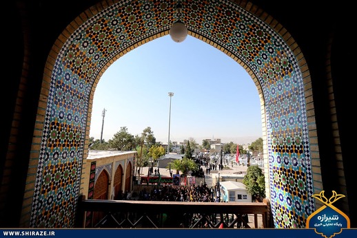 تشیع پیکر شهید مدافع حرم در شیراز