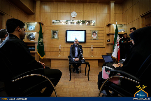 نشست خبری دبیر هیئت امنای حرم مطهر شاهچراغ(ع)