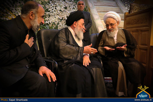 حضور آیت الله ایمانی نماینده در مراسم