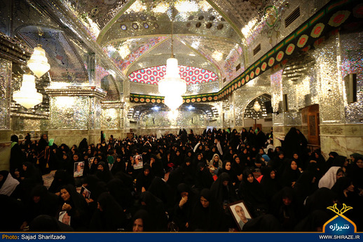 مراسم چهلمین روز درگذشت جانباختگان فاجعه منا در حرم مطهر شاهچراغ(ع) شیراز