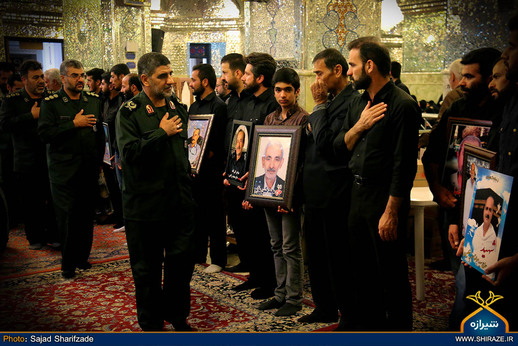 مراسم چهلمین روز درگذشت جانباختگان فاجعه منا در حرم مطهر شاهچراغ(ع) شیراز