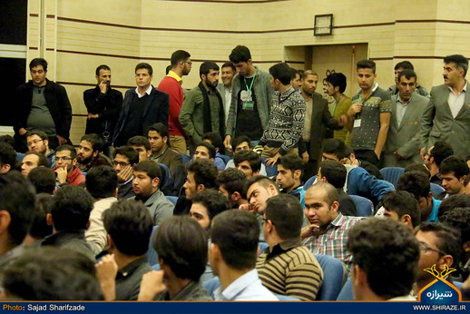 سخنرانی علی مطهری در دانشگاه شیراز