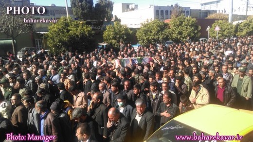 تشییع باشکوه پیکر شهید تازه تفحص شده کواری