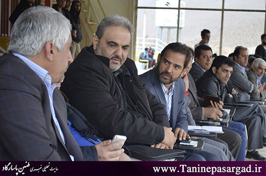 حضور جواد خیابانی گزارشگر فوتبال در شهرستان پاسارگاد