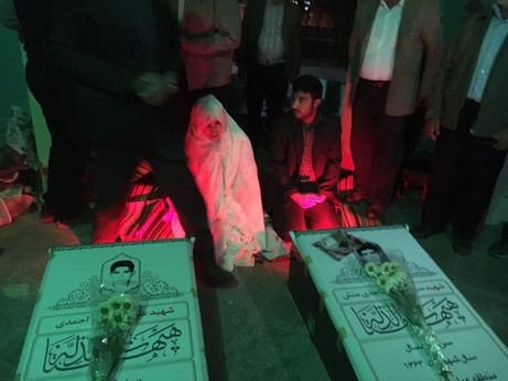 آغاز زندگی مشترک زوج زرقانی در گلزار شهدا