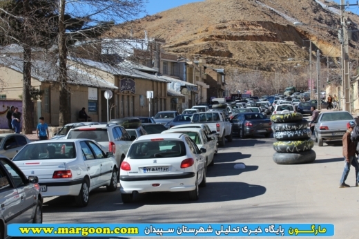 حجم ترافیکی در جاده پیست سپیدان