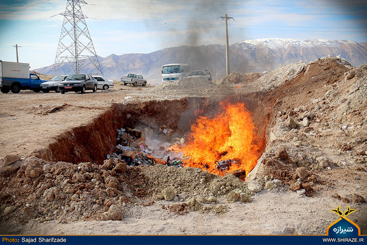 امحاء داروهای قاچاق در شیراز