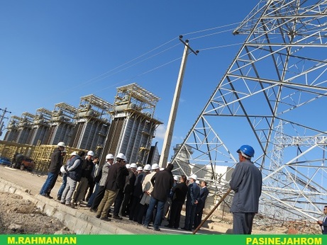 آغاز عملیات تکمیل بخش بخار نیروگاه سیکل ترکیبی جهرم پس از سه سال