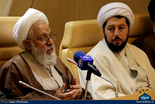 دیدار فرمانده و کارکنان نیروی هوایی ارتش با آیت الله ایمانی نماینده ولی فقیه در فارس