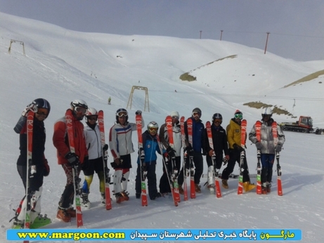 سپیدان میزبان اسکی بازان کشور شد