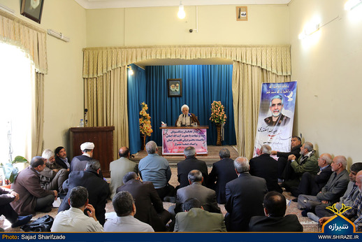 دیدار پیشکسوتان سپاه فجر فارس با آیت الله ایمانی
