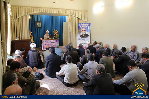 دیدار پیشکسوتان سپاه فجر فارس با آیت الله ایمانی